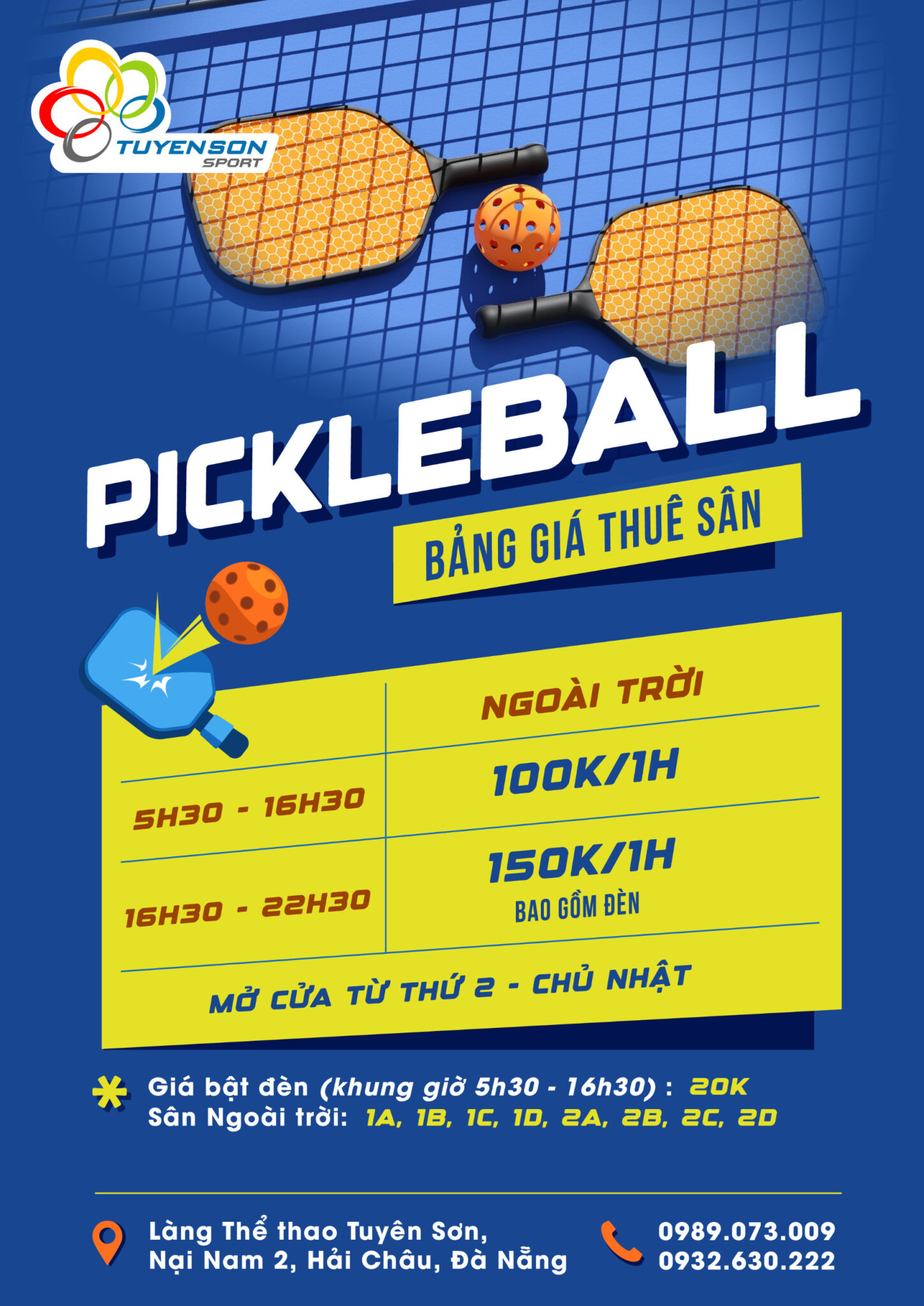 PICKLEBALL TẠI ĐÀ NẴNG